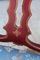 Poltrone in stile barocco siciliano laccate rosse, anni '30, set di 2, Immagine 7