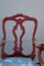 Sicilian Baroque Style Armchairs in Red Lacquer, 1930s, Set of 2, Image 8