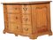 Antique Baroque Curved Dresser in Oak, 18th Century, Image 3