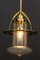 Lámpara colgante austriaca Art Déco, años 20, Imagen 4