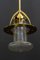 Lámpara colgante austriaca Art Déco, años 20, Imagen 3