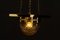 Lámpara colgante Art Déco con vidrio tallado, años 20, Imagen 16