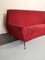 Rotes Mid-Century Samtsofa von Gigi Radice für Minotti 9