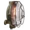 French Industrial Cast Iron & Clear Glass Sconce, Image 1
