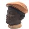 Busto de hombre con sombrero vintage de cerámica, Imagen 3