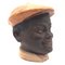 Busto de hombre con sombrero vintage de cerámica, Imagen 6