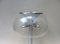 Brushed Aluminum & Bubbles Glass Table Lamp from Temde, 1960s 3