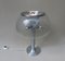 Brushed Aluminum & Bubbles Glass Table Lamp from Temde, 1960s, Image 7