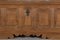 Antique Baroque Chest with Cassette Oak Ornament, 18th Century 19