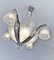 Art Deco Ceiling Lamp by André Nuet & Charles Schneider 2