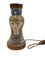 Lámpara de mesa egipcia vintage de porcelana, Imagen 5