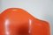 Chaise Shell Vintage en Fibre de Verre Orange par Charles & Ray Eames pour Vitra, 1960s 9