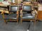 Vintage Stühle aus Leder & Teak, 2er Set 5