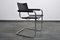 Black Leather S34 Cantilever Armchair by Mart Stam & Marcel Breuer for Fasem, 1987, Image 7