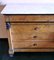 French Louis XVIII Style Chest of Drawers in Walnut with Carrara Marble Top 5
