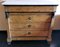 French Louis XVIII Style Chest of Drawers in Walnut with Carrara Marble Top 2