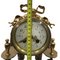 Reloj de repisa francés de mármol blanco y ormolú, siglo XIX, Imagen 4