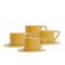 Milano Sole Set of 4 Espresso Cups and Saucers by Marta Benet 1