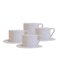 Milano Nebbia Set of 4 Espresso Cups and Saucers by Marta Benet, Image 1