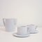 Milano Nebbia Set of 4 Espresso Cups and Saucers by Marta Benet, Image 3