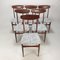 Mid-Century Italian Teak Dining Chairs, 1950s, Set of 6, Image 4
