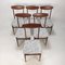 Mid-Century Italian Teak Dining Chairs, 1950s, Set of 6, Image 9