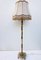 Mid-Century Modern Hollywood Regency Onyx Marble and Gilt Floor Lamp, 1960s, Image 1