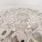 Portuguese Round Clear Bubble Glass Flush Mount Ceiling Lamp, 1960s 6