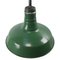 Grün emaillierte amerikanische industrielle Vintage Fabriklampe von Wheeler 2