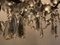9-flammiger Kristallglas Kronleuchter, Frankreich, 1900er 12
