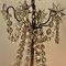 9-flammiger Kristallglas Kronleuchter, Frankreich, 1900er 8