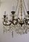 9-Flame Crystal Glass Chandelier, France, 1900s 10