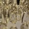 9-Flame Crystal Glass Chandelier, France, 1900s 16