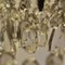9-flammiger Kristallglas Kronleuchter, Frankreich, 1900er 16