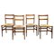 Italian 646 Chairs by Gio Ponti for Cassina, 1950s, Set of 4 1