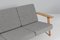 Eichenholz 3-Sitzer Sofa Modell 290 von Hans J. Wegner für Getama 5