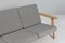 Oak 3-Seat Sofa Model 290 by Hans J. Wegner for Getama, Image 5