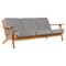 Oak 3-Seat Sofa Model 290 by Hans J. Wegner for Getama 1