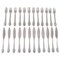 Lily of the Valley Fish Service in Silver 830 for 12 People from Georg Jensen, Set of 24, Image 1
