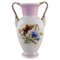 Antique Porcelain Vase with Hand-Painted Butterflies & Flowers from Bing & Grøndahl 1