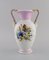 Vase Antique en Porcelaine avec Papillons et Fleurs Peints à la Main de Bing & Grøndahl 2