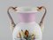 Antike Porzellanvase mit handbemalten Schmetterlingen & Blumen von Bing & Grøndahl 3