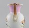 Antique Porcelain Vase with Hand-Painted Butterflies & Flowers from Bing & Grøndahl, Image 4