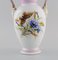 Antike Porzellanvase mit handbemalten Schmetterlingen & Blumen von Bing & Grøndahl 5