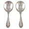 Lily of the Valley Jam Spoons in Sterling Silver from Georg Jensen, Set of 2, Image 1