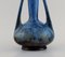 Vase mit Griffen aus glasiertem Steingut von Pierrefonds, Frankreich, 1930er 3