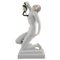 Art Deco Herend Porcelain Figurine Cleopatra with Snake, Mid-20th Century, Image 1