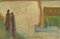 Svend Aage Tauscher, Oil on Canvas, Modernist Landscape with Figures 6