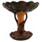 Large Art Nouveau Compote Shaped Like a Tree from Ipsens, Denmark 1