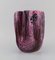 Vase aus glasierter Keramik mit Kristallglasur in violetten Tönen von Vallauris 3